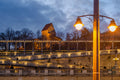 Castle Garden Bazaar in blue hour #4747
