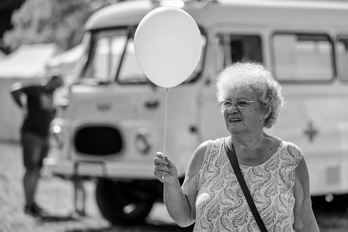 With balloons in the City Park #4763