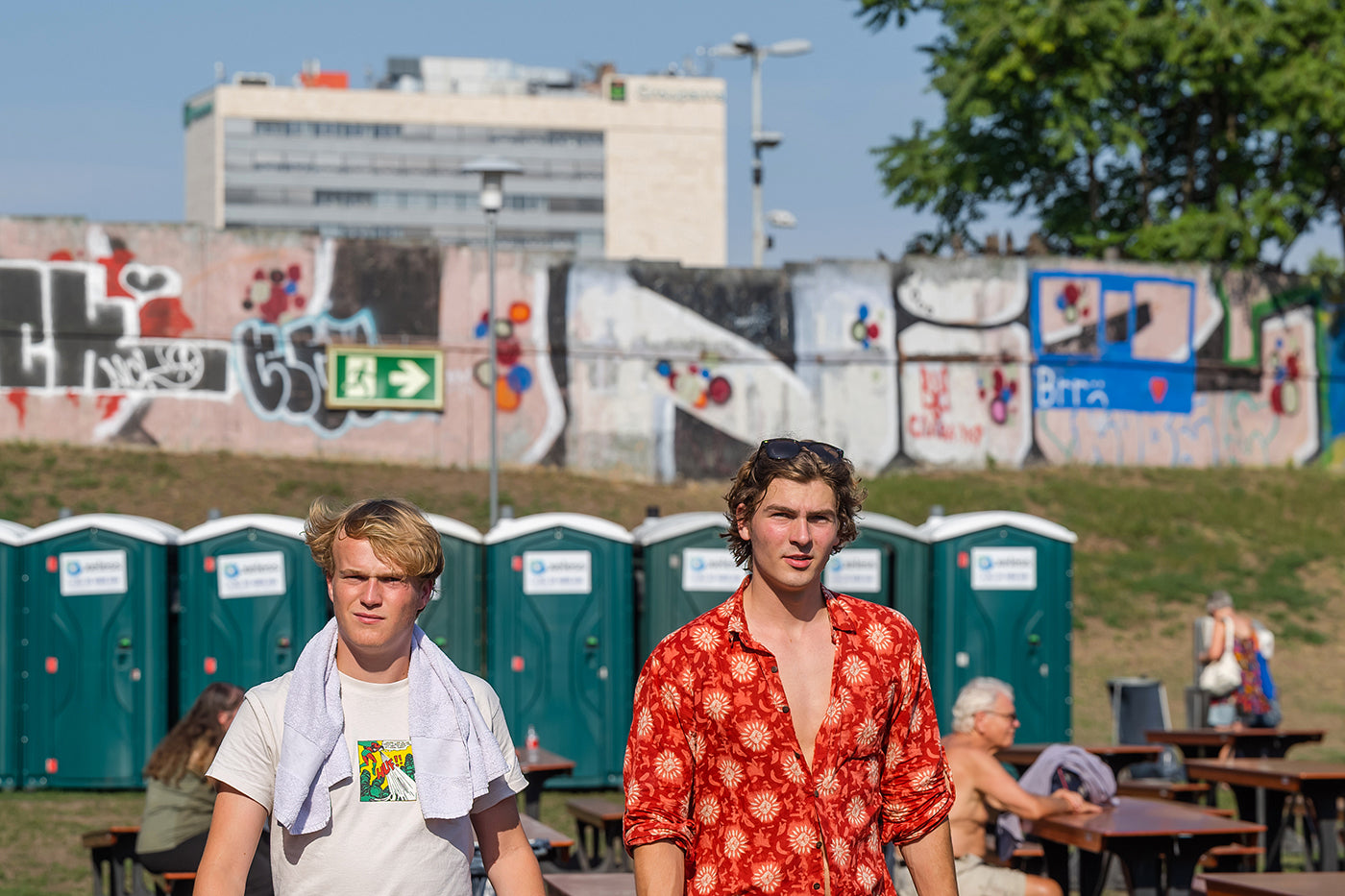 Guys in the City Park #4796