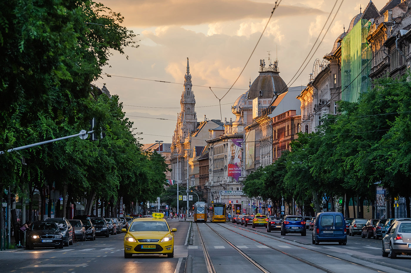 Sunset on the Grand Boulevard #4849