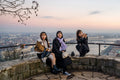 Tourists on Gellért Hill #4895