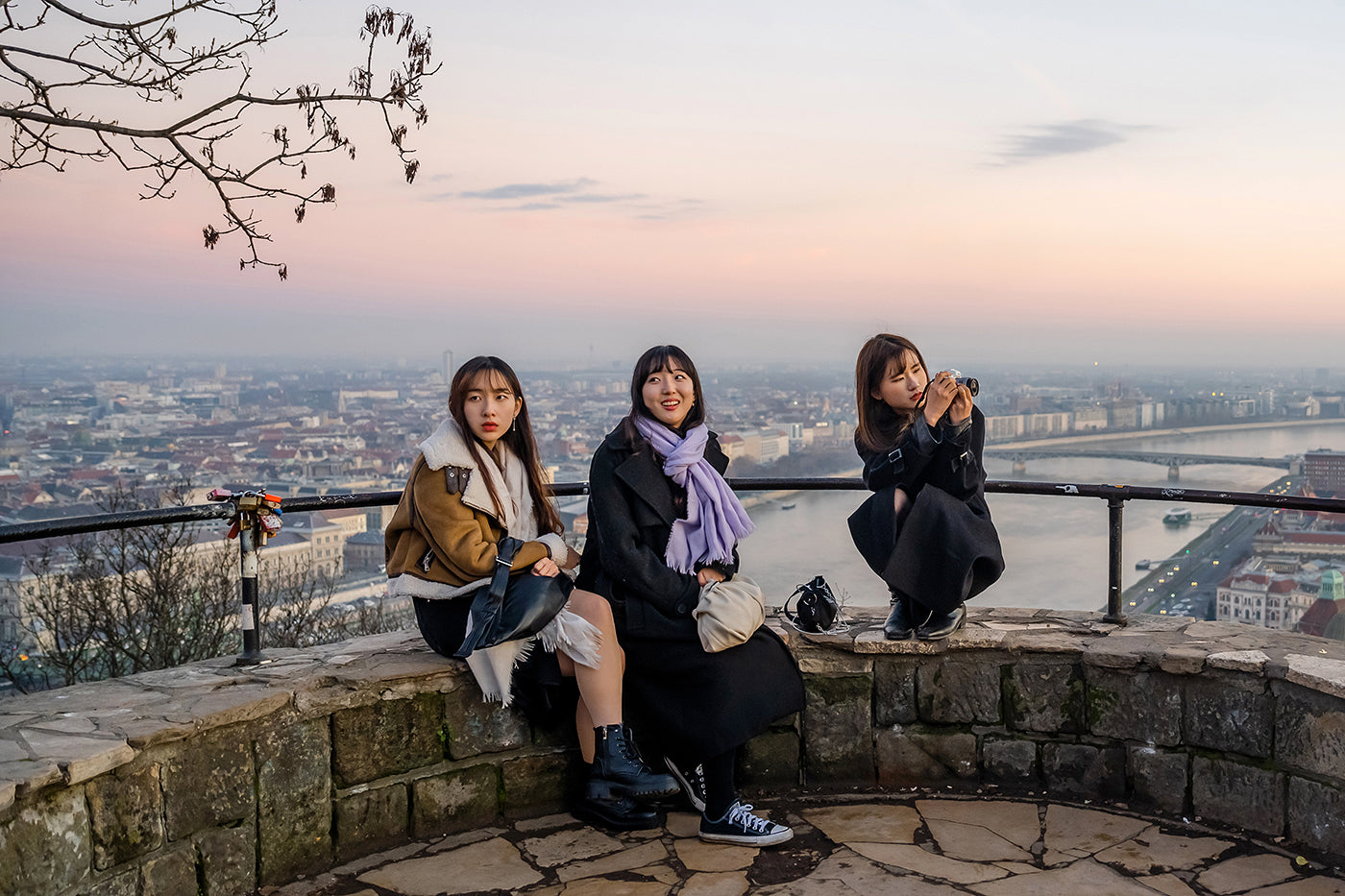 Tourists on Gellért Hill #4895