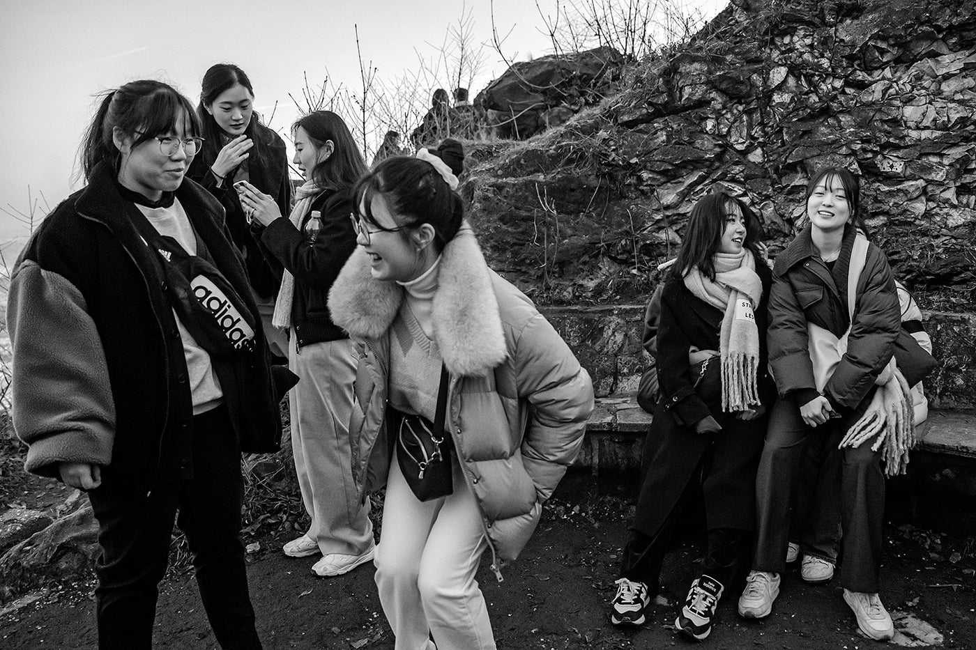 Tourists on Gellért Hill #4898