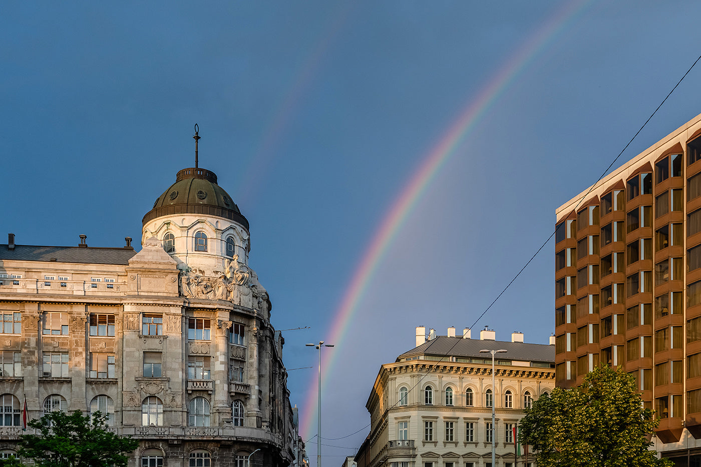 Szivárvány a Széchenyi térről #4917