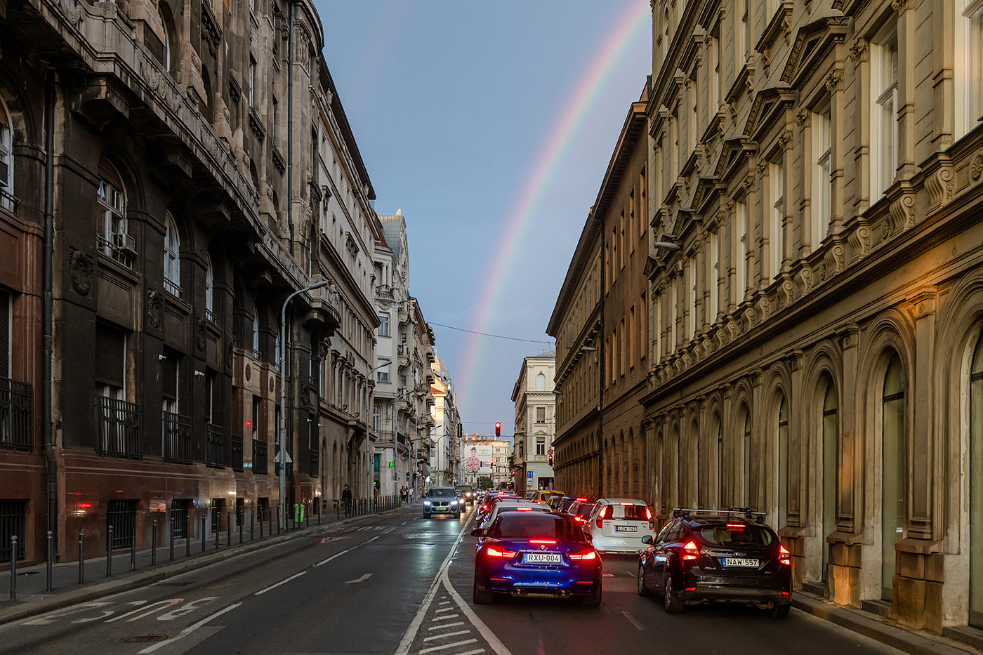 Rainbow from József Attila Street #4918