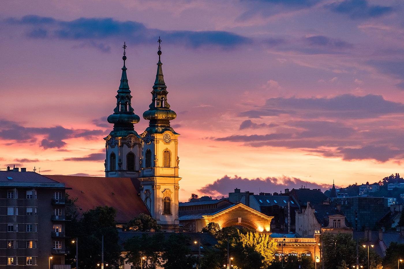 Sunset at Batthyány Square #4922