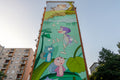Water Spiders Wonder Spider Mural on Leonardo da Vinci Street #4933