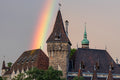 Rainbow over Vajdahunyad Castle #4938