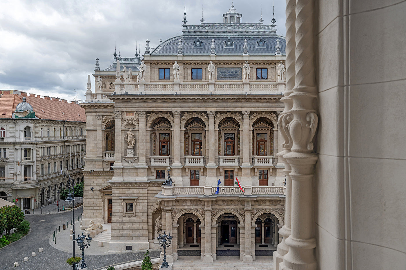 Az Operaház a Balettintézet ablakából #5028