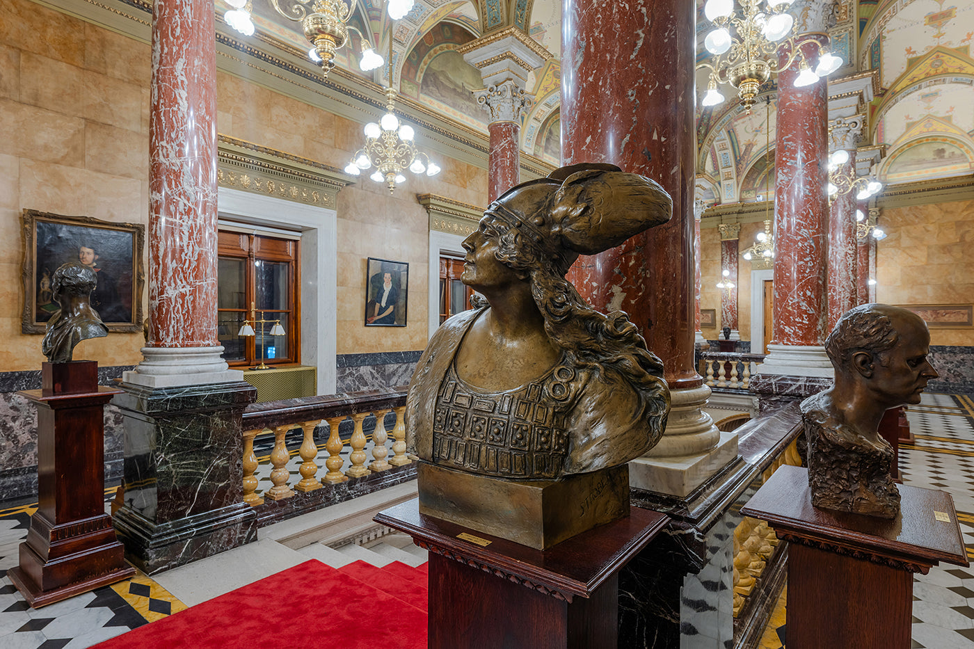 The upstairs gallery of the Royal Staircase in the Opera House #5044