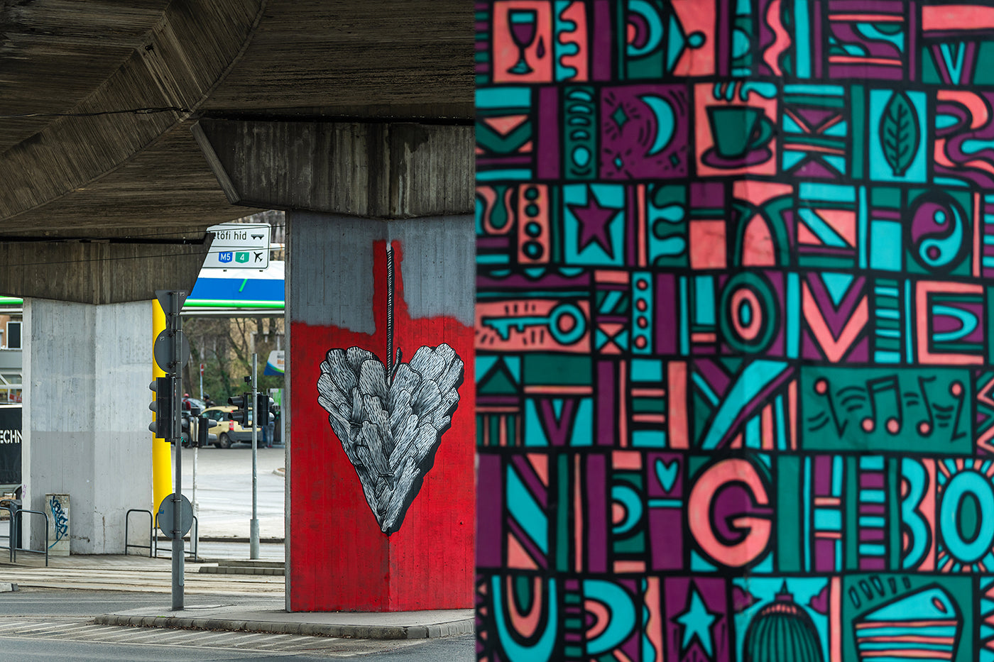 Street art at the BAH junction #5264