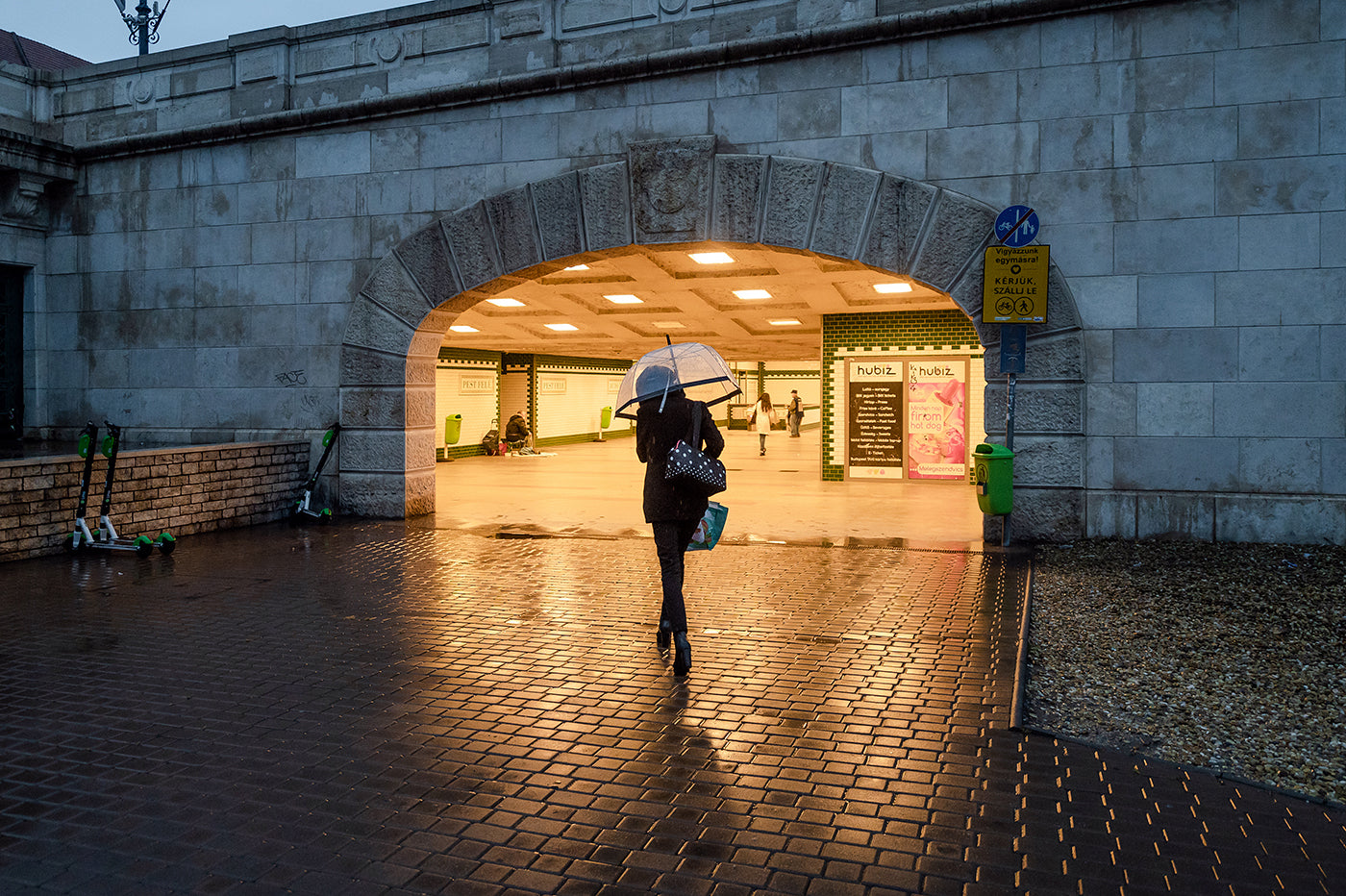 Underpass at the Buda side of Margaret Bridge #5344