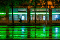 Margit Boulevard lights in the rain #5355