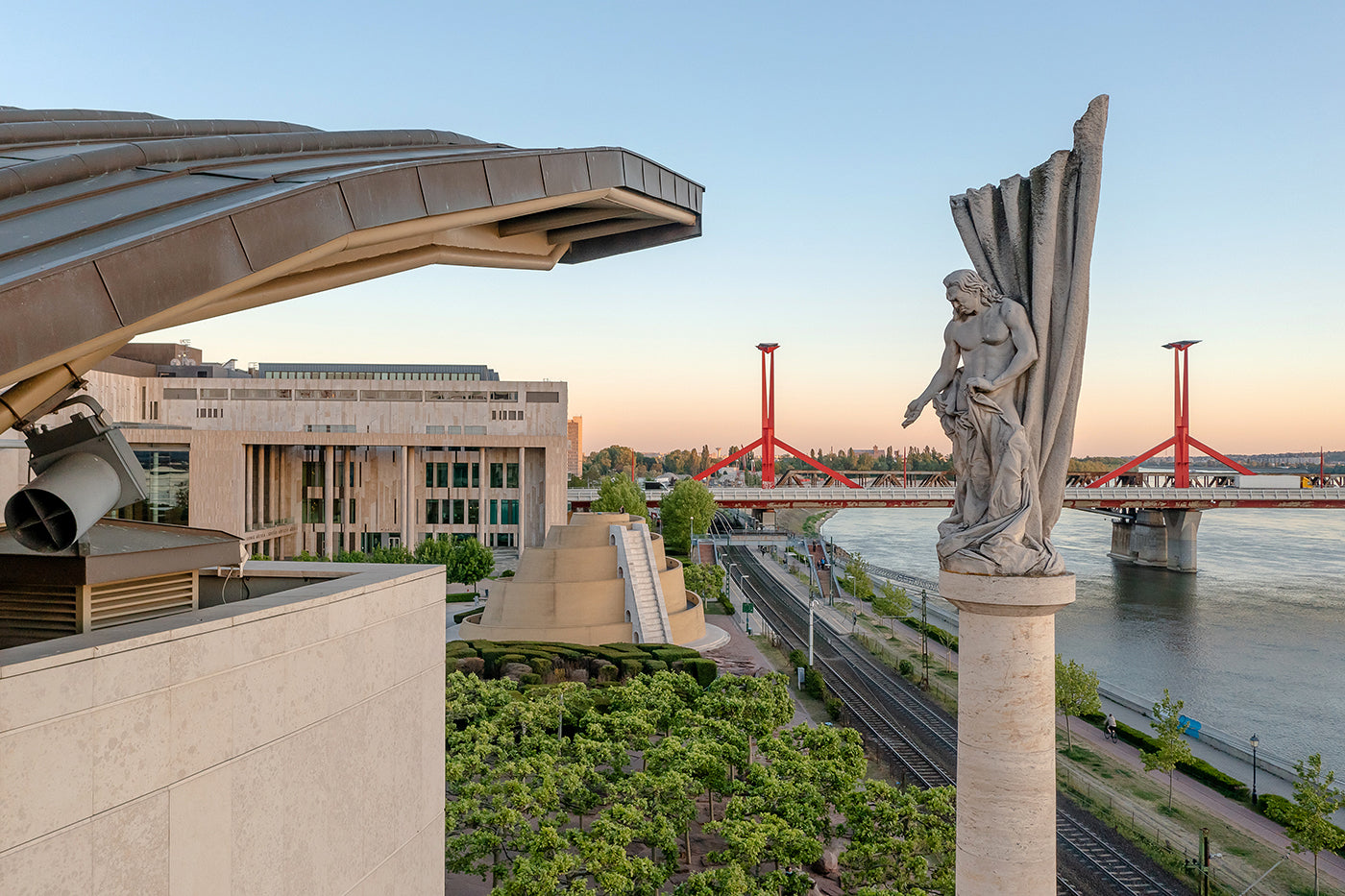National Theatre with drone #5398