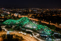 Biodome bird's eye view at night #5420