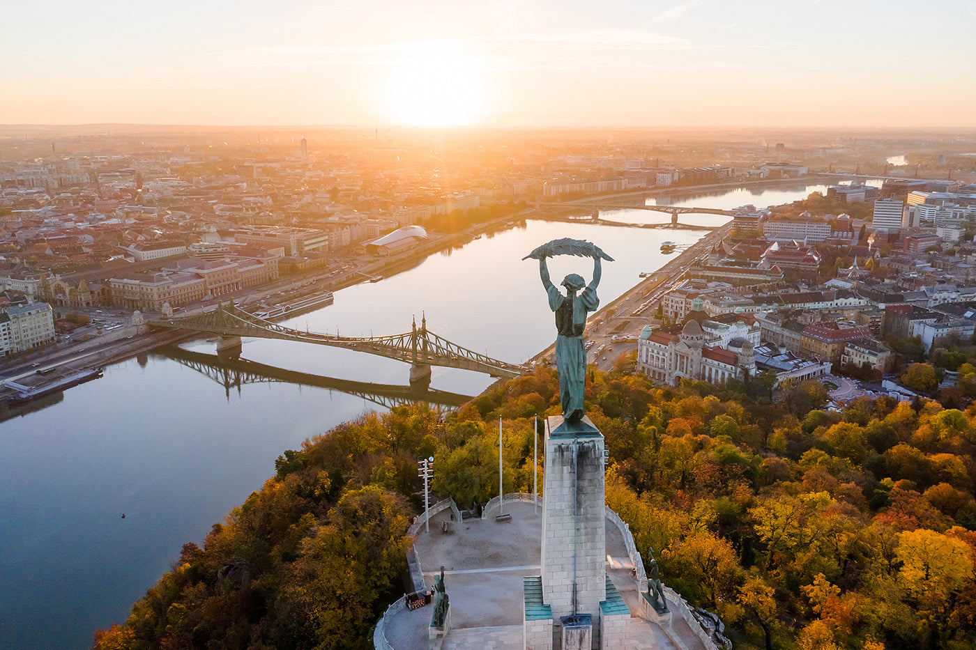 Citadel and Budapest from a bird's eye view #5470