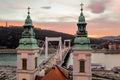 Elizabeth Bridge at sunset #5491