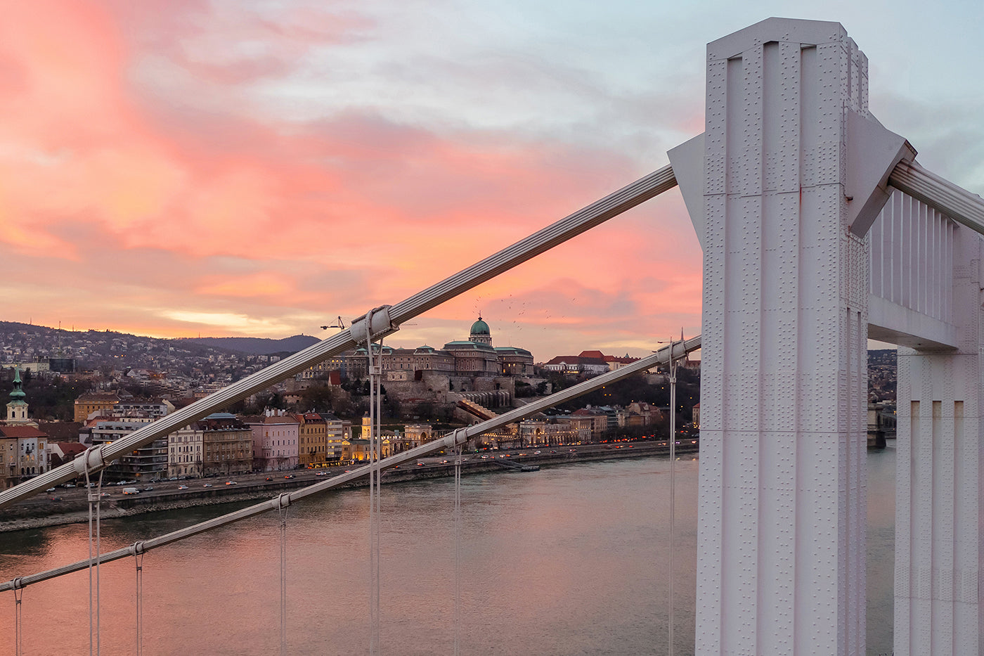Elizabeth Bridge at sunset #5494