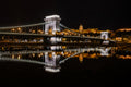 Chain Bridge and Buda Castle reflection #5522