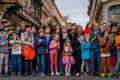 Giant puppets on Andrássy Avenue - Abstract Budapest International Contemporary Puppet Festival #5747