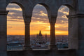 Basilica at dawn from the Fisherman's Bastion #5787