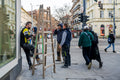 Workers on Kálvin Square #5866