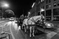 Horse-drawn carriage at the Andrássy-Bajcsy intersection #5873