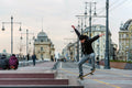Skateboarder at Fővám Square #5937