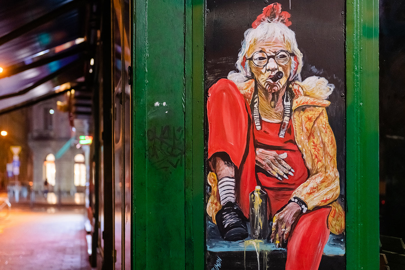 Street art on Irányi Street #5946