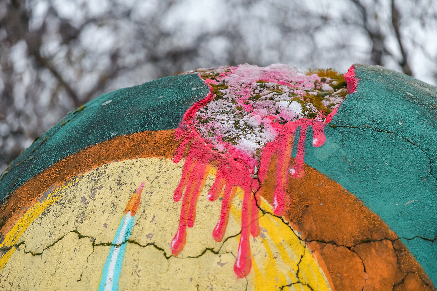 Street art bunker at Kőérberki Road #5951