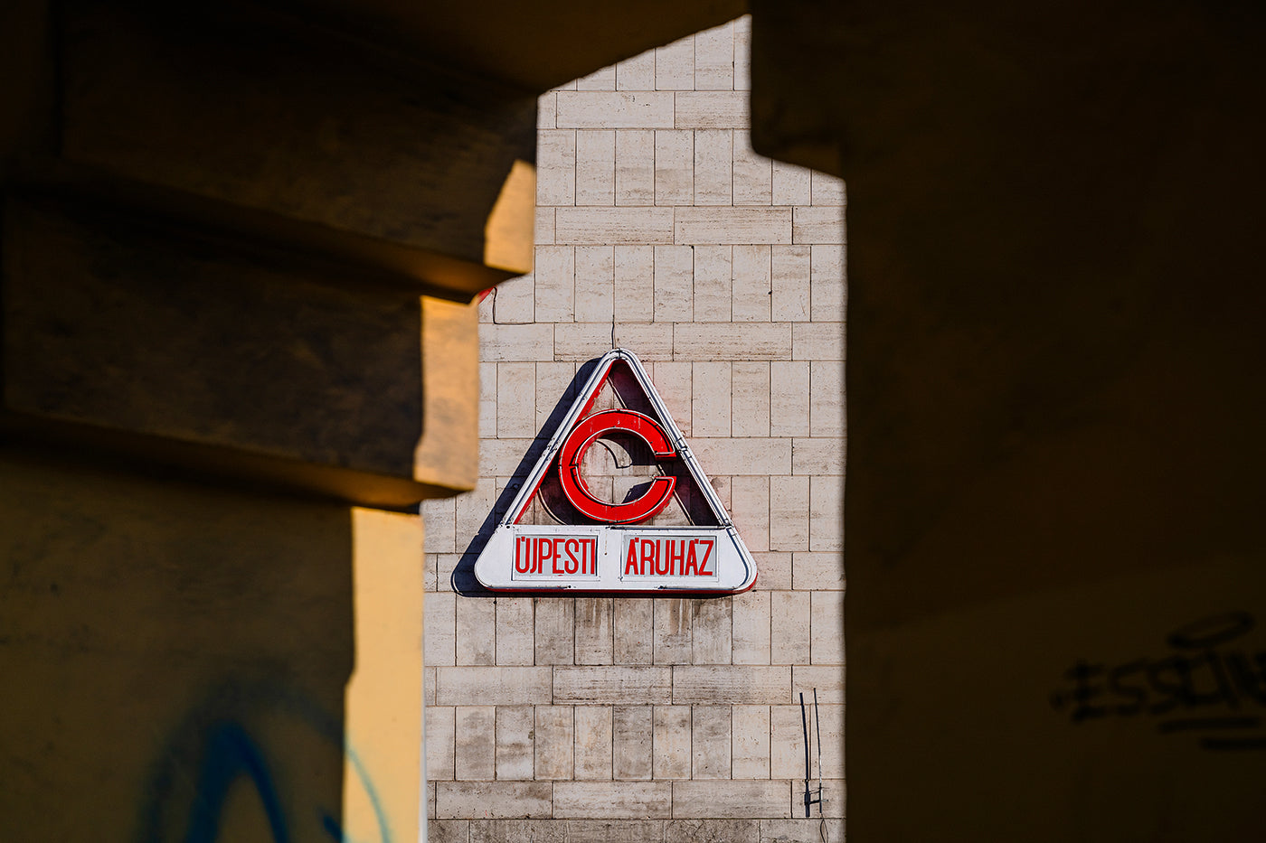 Újpesti Áruház cégére #6164