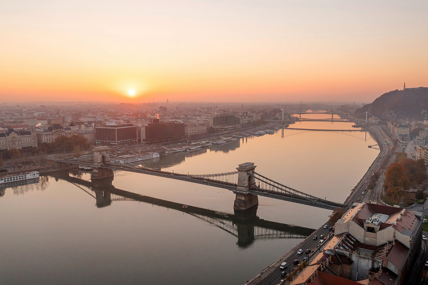 Chain Bridge at sunrise #6305