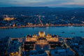 Parliament at night from above #6317