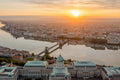 Budapest skyline at sunrise from the Castle #6349