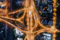 Urban Light Trails from Above – Budapest Photo | Fine Art Print & Digital Download