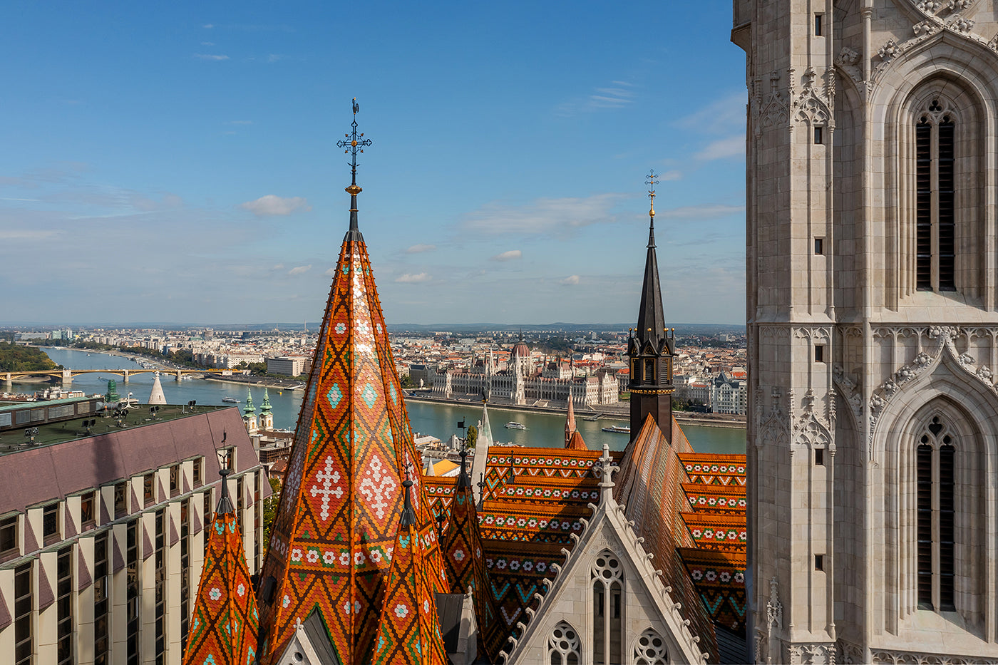 Matthias Church with drone #6422