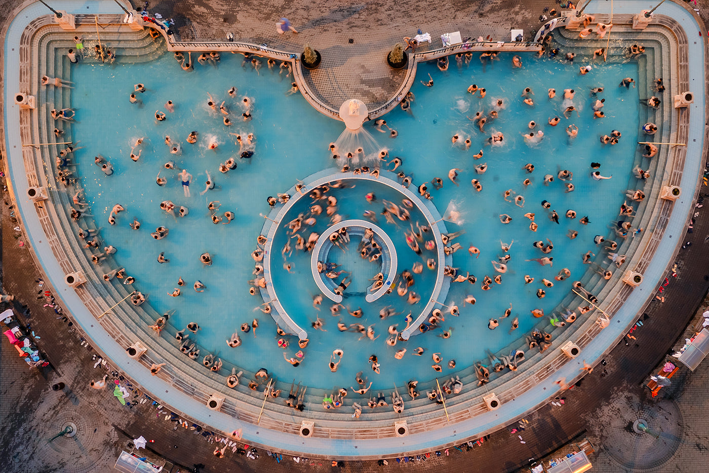 Széchenyi Bath from above #6425