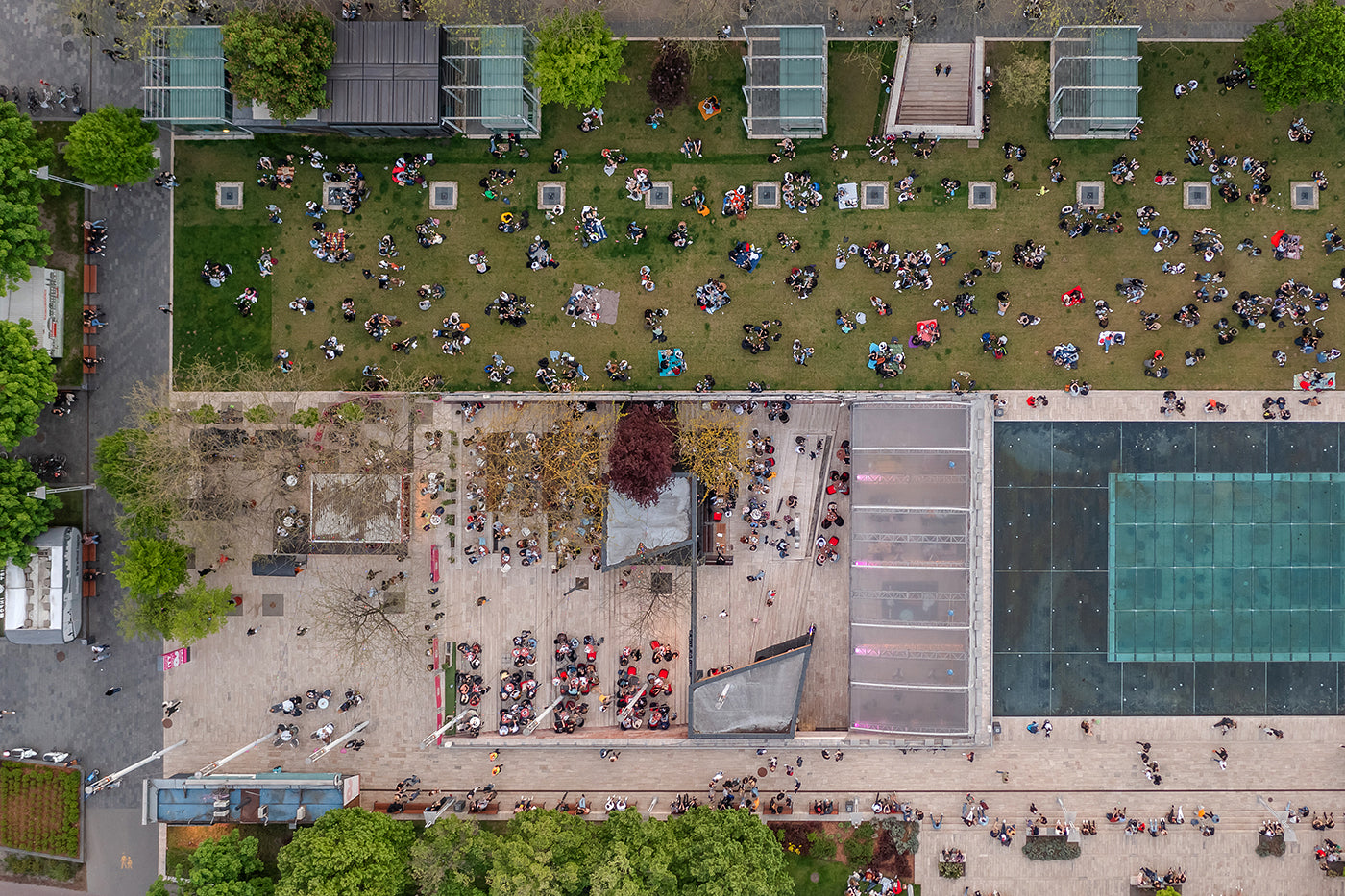 Erzsébet tér felülnézetből #6426