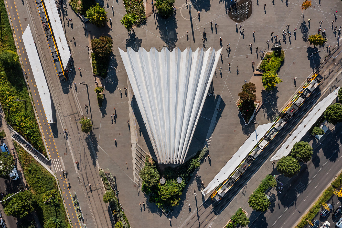 Széll Kálmán Square from above #6473