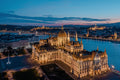 Parliament evening with drone #6500