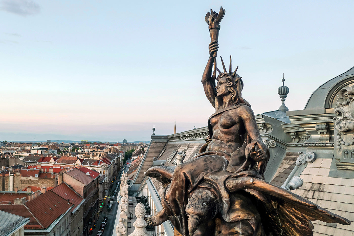 Statue of Liberty on top of the New York Palace #6520