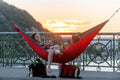 In a lounger on the Liberty Bridge #6539