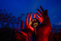 Light painting in Memento Park #6549