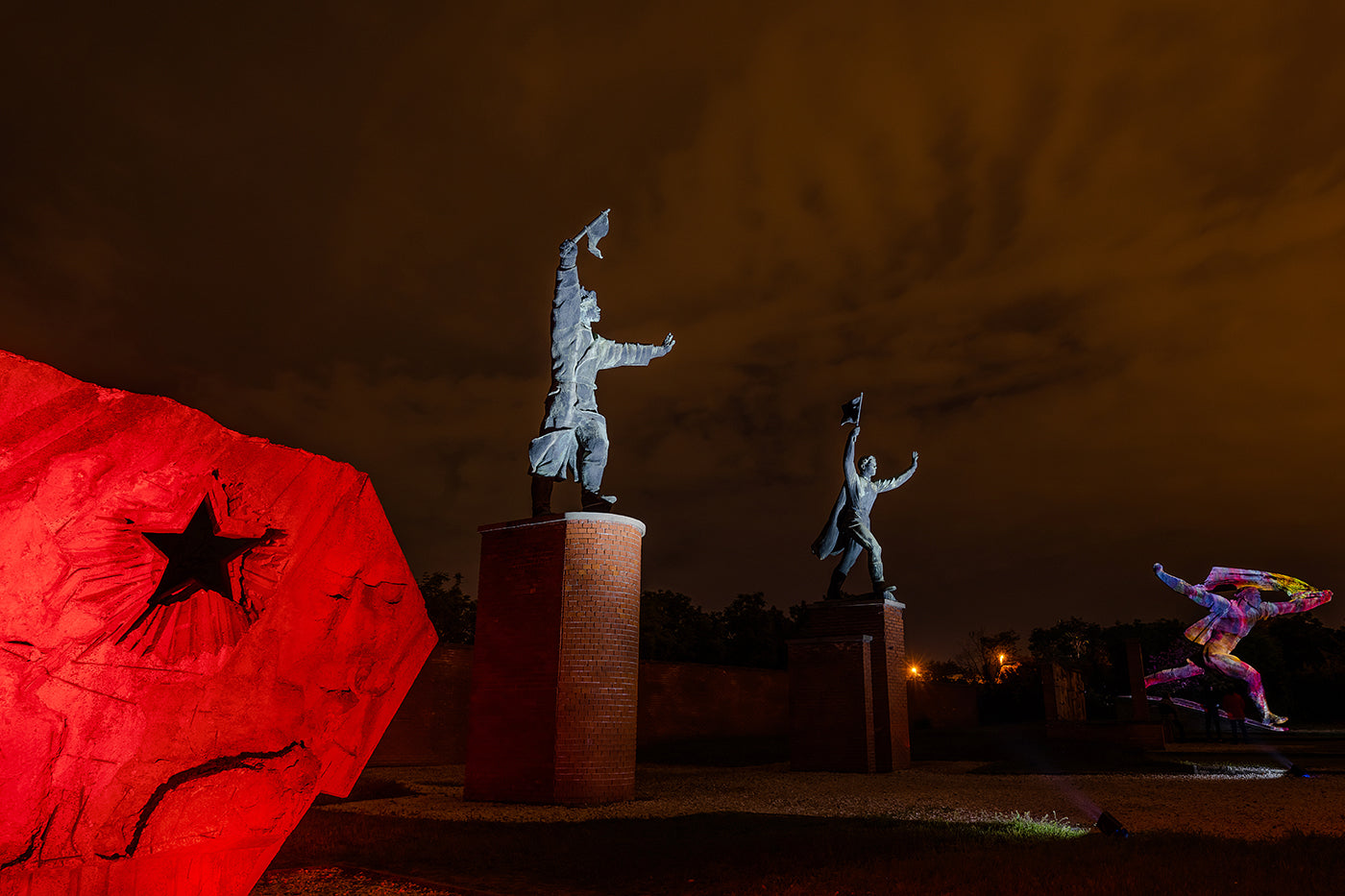Light painting in Memento Park #6555