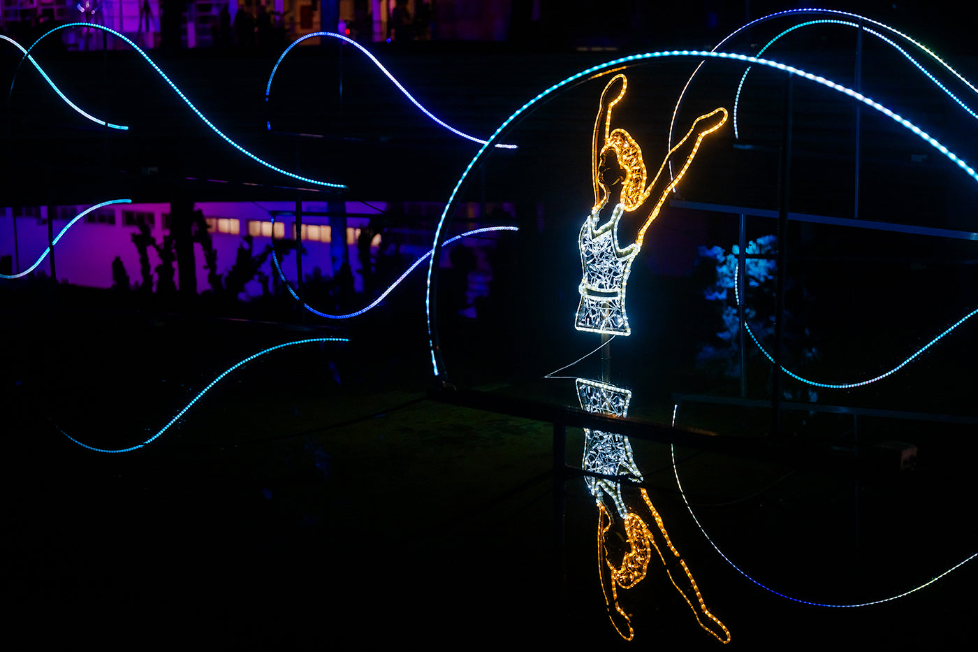 Synchronized swimming at Lumina Park #6617
