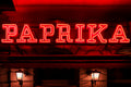 Paprika Restaurant neon sign #6669