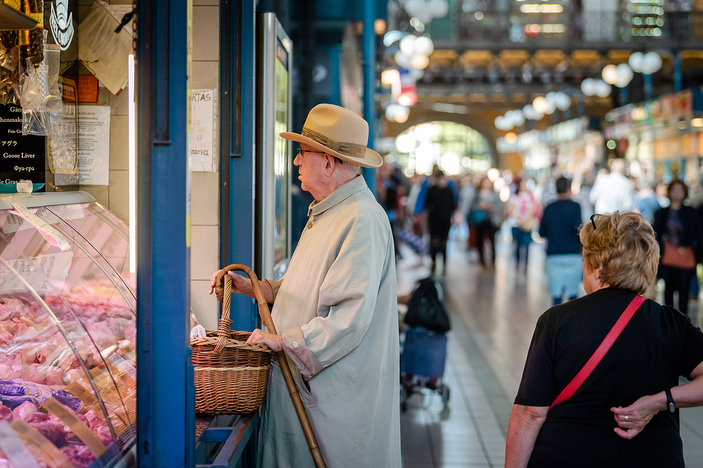 Shopper at the Central Market Hall #6700