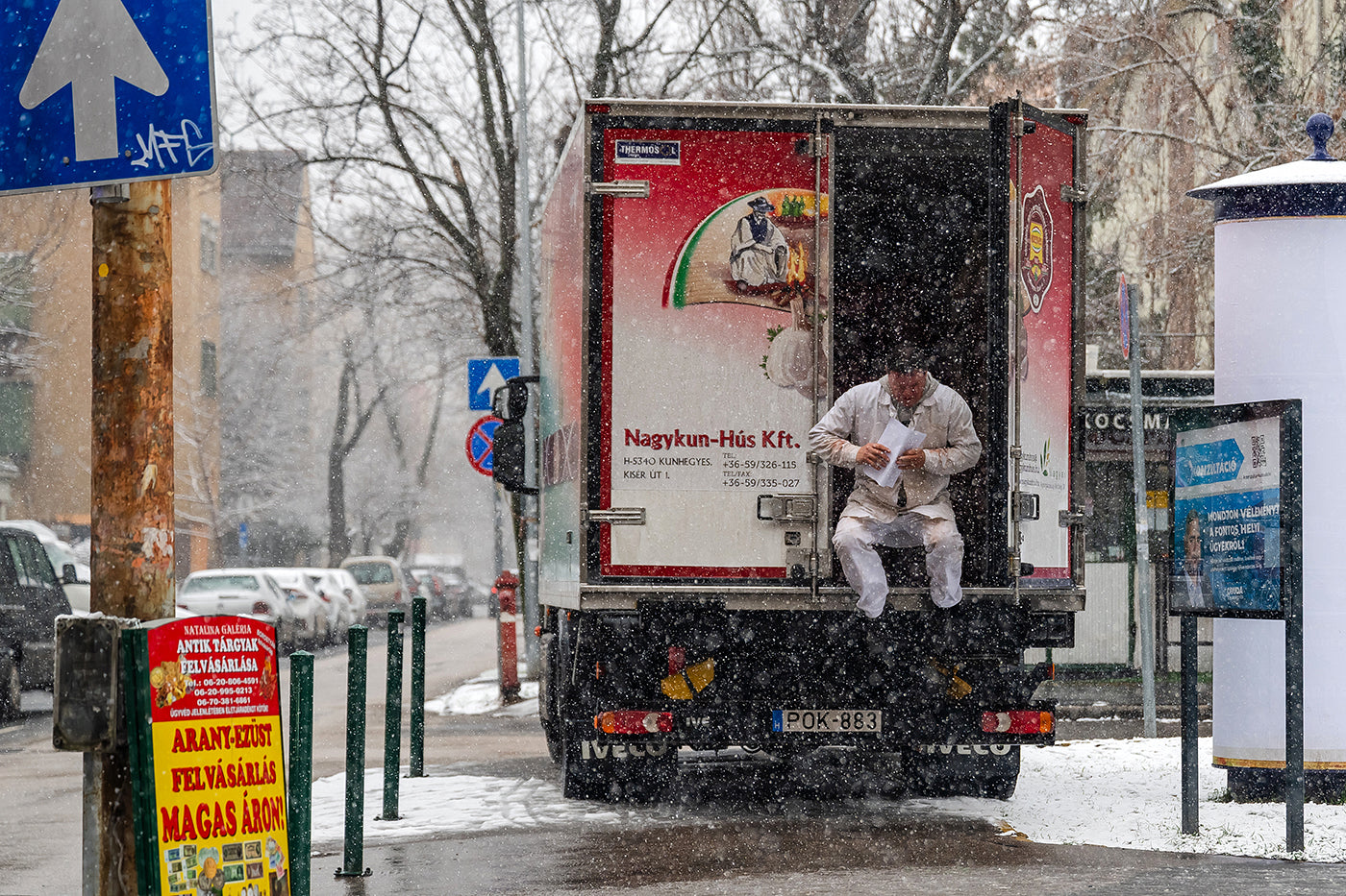 Snowfall at Florian Square #6771