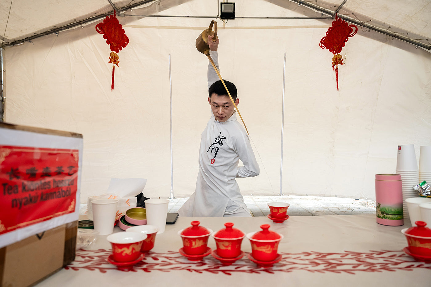 Tea pouring at the Chinese New Year Festival #6786