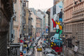 "Berlin Wall" mural on Akácfa Street #7083